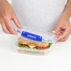Sistema KLIP IT PLUS Vierkante Voorraaddoos 520ml Donkerblauw