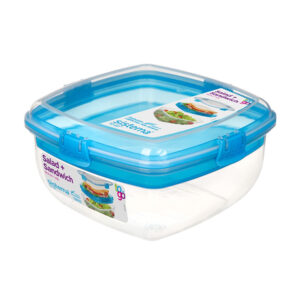 Sistema TO GO Salad + Sandwich Lunchbox 1.630ml Blauw