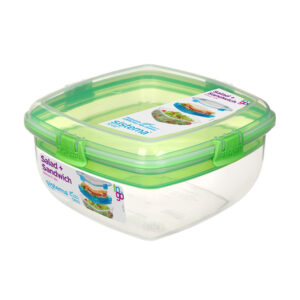 Sistema TO GO Salad + Sandwich Lunchbox 1.630ml Groen