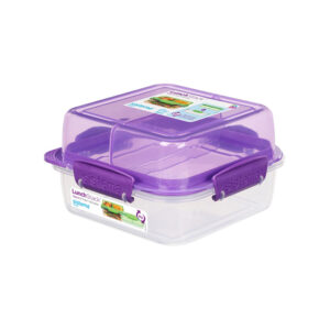 Sistema TO GO Vierkant Lunch Stack 1.240ml Paars