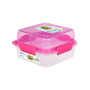 Sistema TO GO Vierkant Lunch Stack 1.240ml Roze