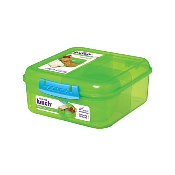 Sistema Lunch Bento Cube 1.250ml Groen