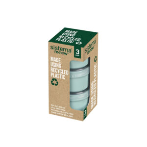 Sistema Renew Set van 3 Dressingpotjes 35ml Grijsgroen