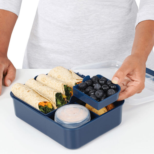 Sistema Renew Bento Lunchbox 1.650ml Donkerblauw