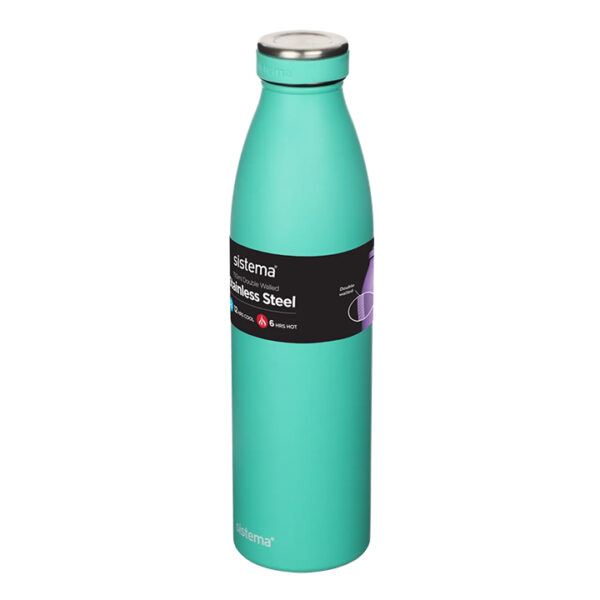 Sistema Hydrate RVS Isoleerfles 750ml Minty Teal