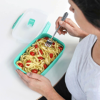Sistema Microwave - Rechthoekige Kom - 1.250 ml Minty Teal - Afbeelding 2
