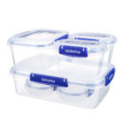 Sistema KLIP IT PLUS - Set van 6 Voorraaddozen - Donkerblauw - Afbeelding 2